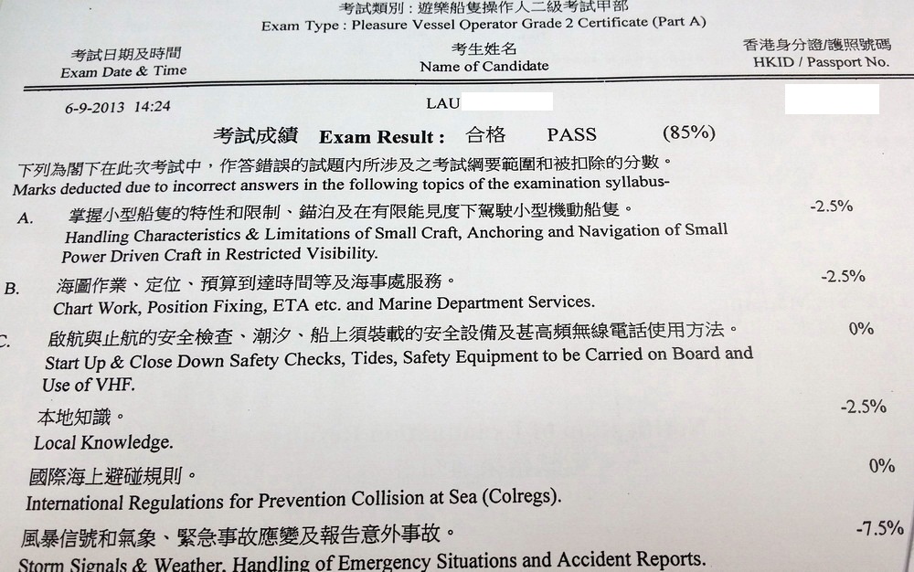 苦讀三個月…….得左….考到啦