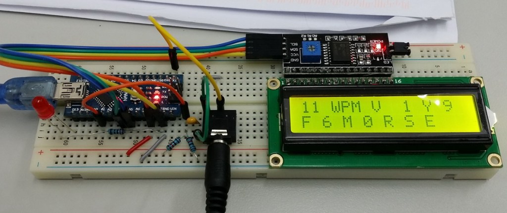 摩斯密碼 解碼器  cw decoder&nbsp;(Arduino)