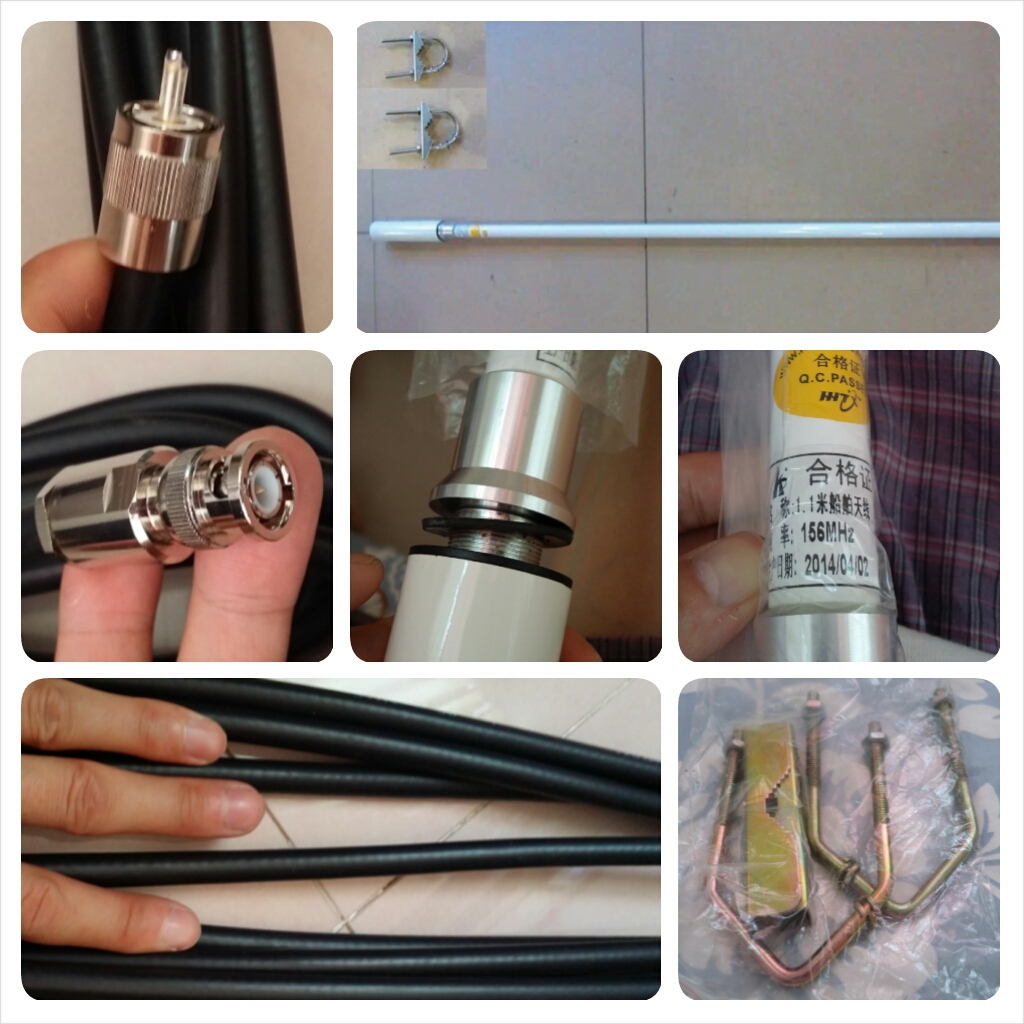 安裝 VHF 接收天線